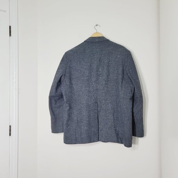 Vetements De Sports MaNis Vintage Wool Blend Blazer Jacket Academia Granpa - Picture 9 of 12